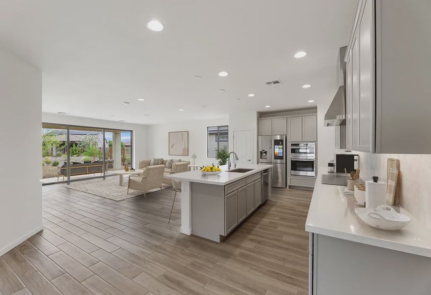 Virtually Staged Dream Kitchen & Great Room - 3 of 25 Virtually Staged Dream Kitchen & Great Room - 3 of 25