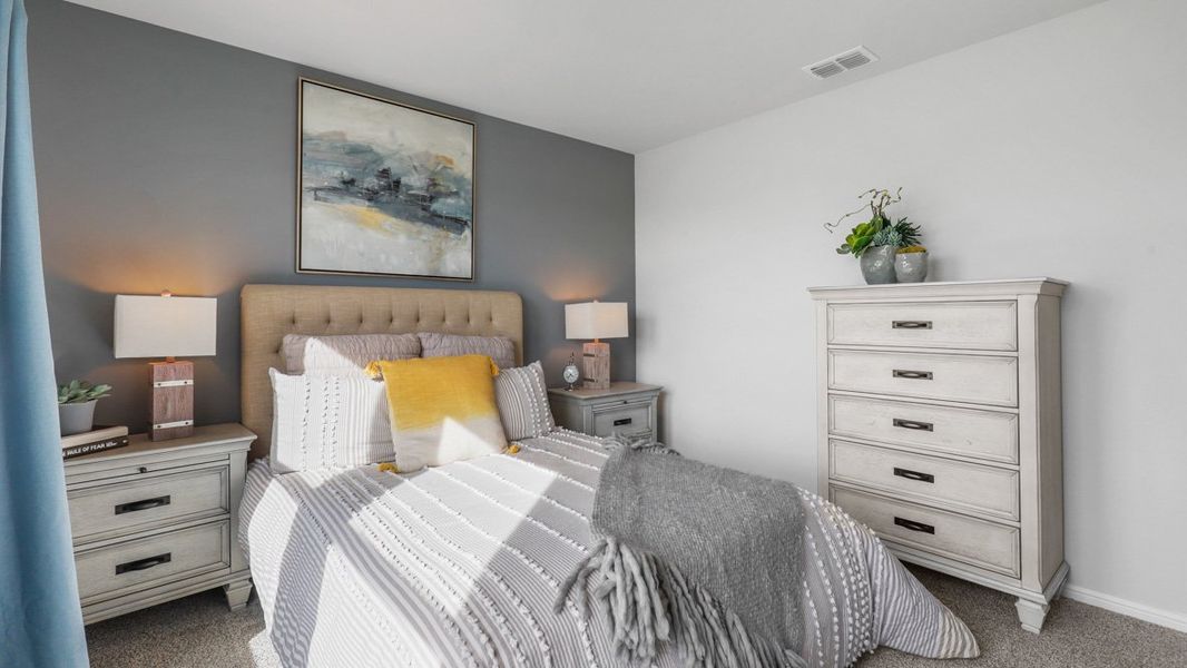 Representative furnished interior of a home built from the Texas Cali by D.R. Horton in The Hills at Reunion, Newark (Image 24). Representative furnished interior of a home built from the Texas Cali by D.R. Horton in The Hills at Reunion, Newark (Image 24).