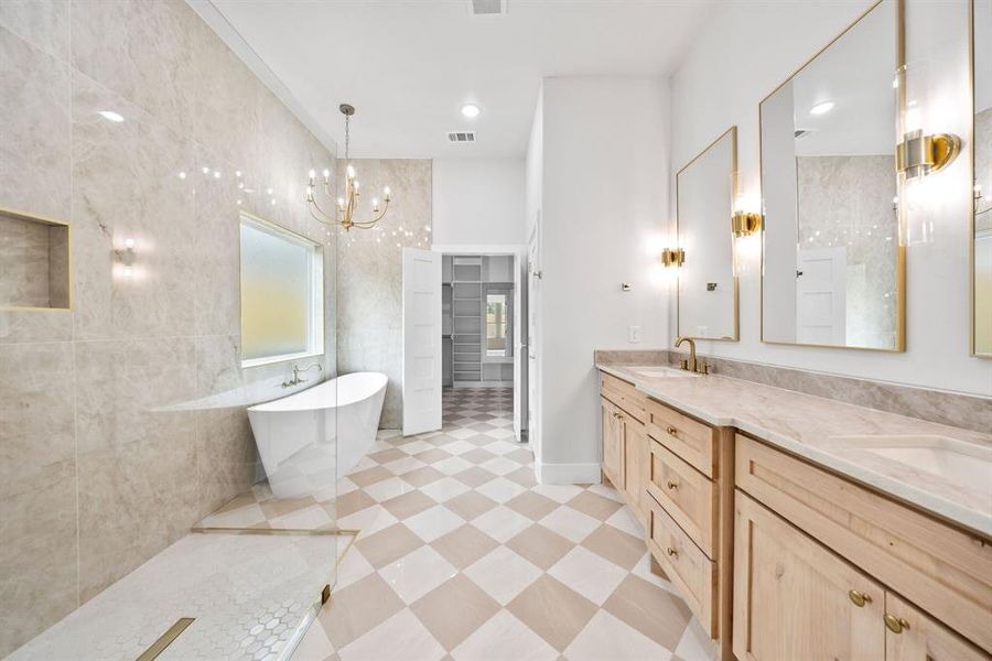 Furnished interior view inside a new home in , Fort Worth (Image 13).