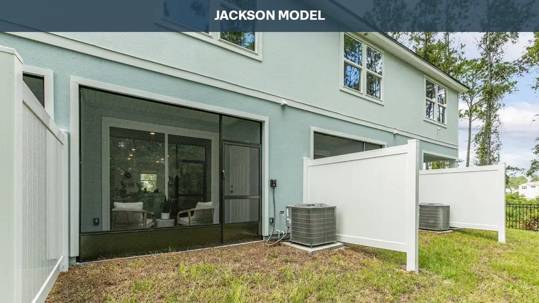 Exterior details and patio area of a home in Stokes Landing, St. Augustine (Image 2).