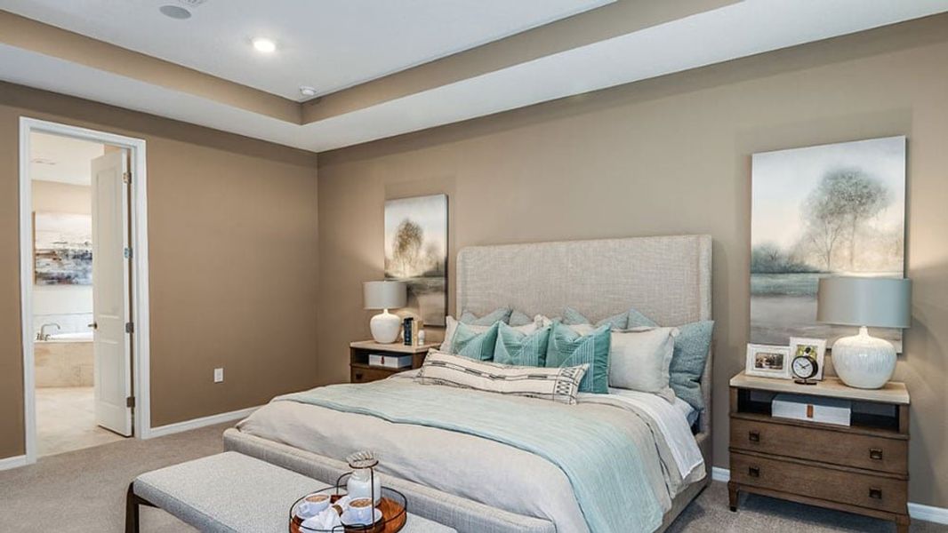 Furnished interior view inside a new home in Headwaters at Lofton Creek, Yulee (Image 17).