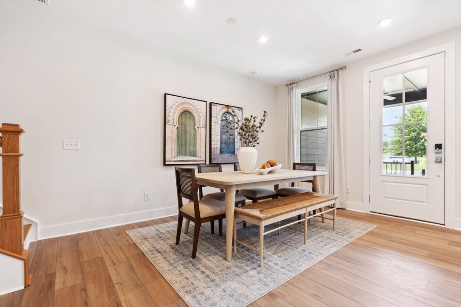 Representative furnished interior of a home built from the Boyd by Tri Pointe Homes in Seven Oaks, Belmont (Image 10).
