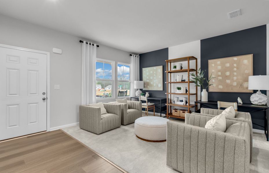 Furnished interior view inside a new home in Carpenter Falls, Durham (Image 16).