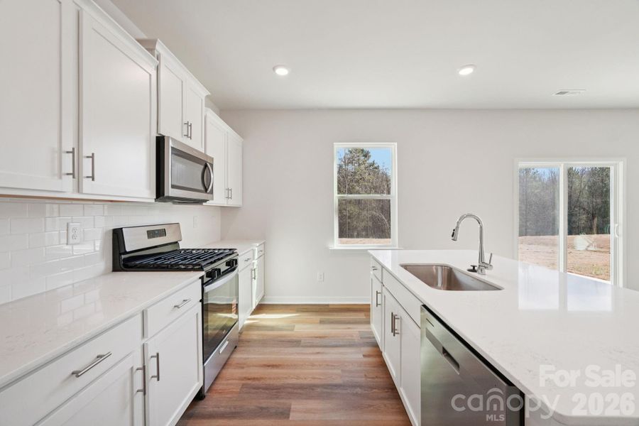 Furnished interior view inside a new home in Clark Creek Landing, Lincolnton (Image 7).