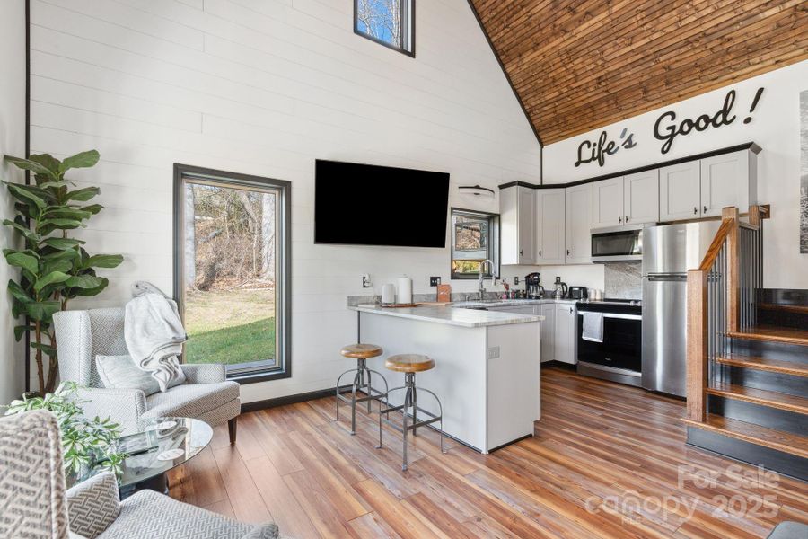 Furnished interior view inside a new home in , Brevard (Image 14).