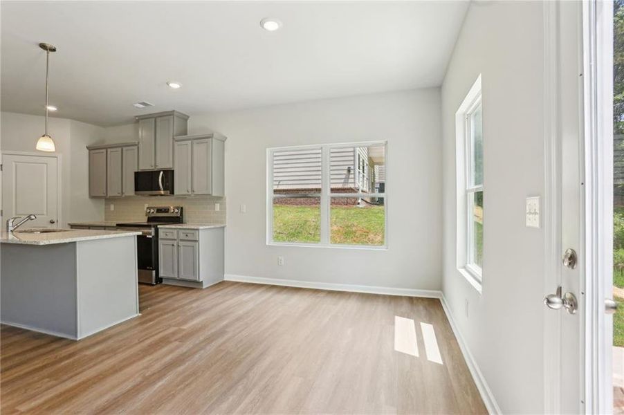 Spacious, unfurnished interior of a new home in The Hills at Cedar Creek, Winder (Image 22).