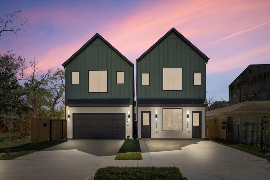 Front exterior of a new home in , Houston, TX, highlighting curb appeal (Image 23).