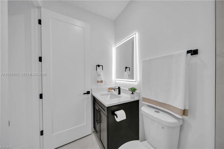 Furnished interior view inside a new home in , Lehigh Acres (Image 8).