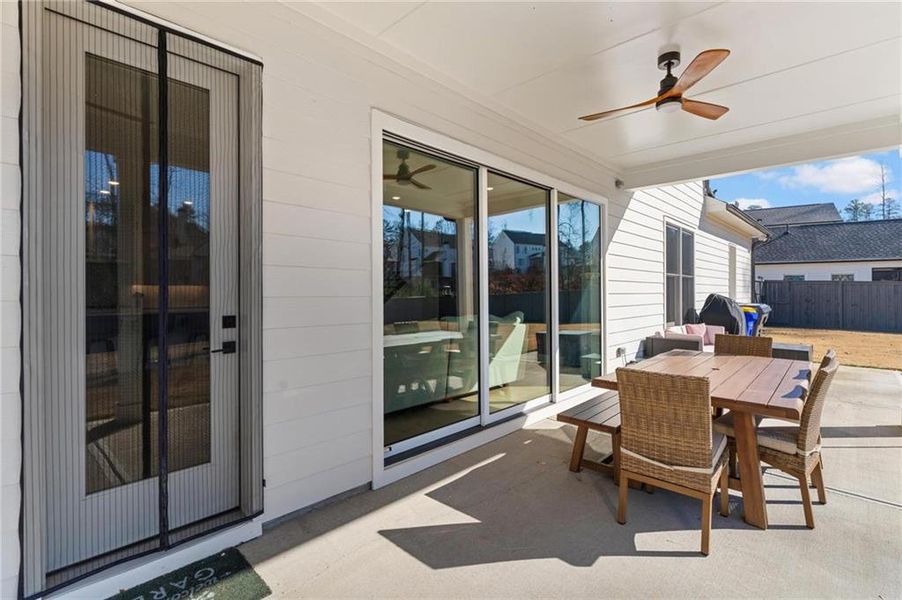 Exterior details and patio area of a home in , Marietta (Image 4).