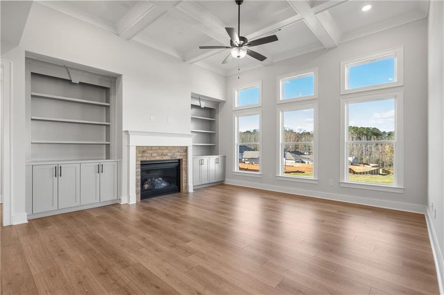 Furnished interior view inside a new home in Yellowstone Farms, Cumming (Image 15).
