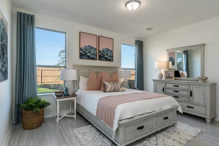Representative furnished interior of a home built from the 1242 by KB Home in Knox Ridge, Converse (Image 5).