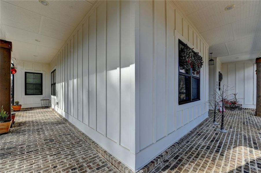 Exterior details and patio area of a home in , Ball Ground (Image 23).
