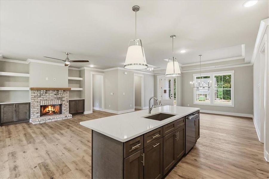 Furnished interior view inside a new home in , Statham (Image 10).