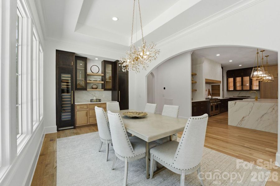 Furnished interior view inside a new home in , Charlotte (Image 41).