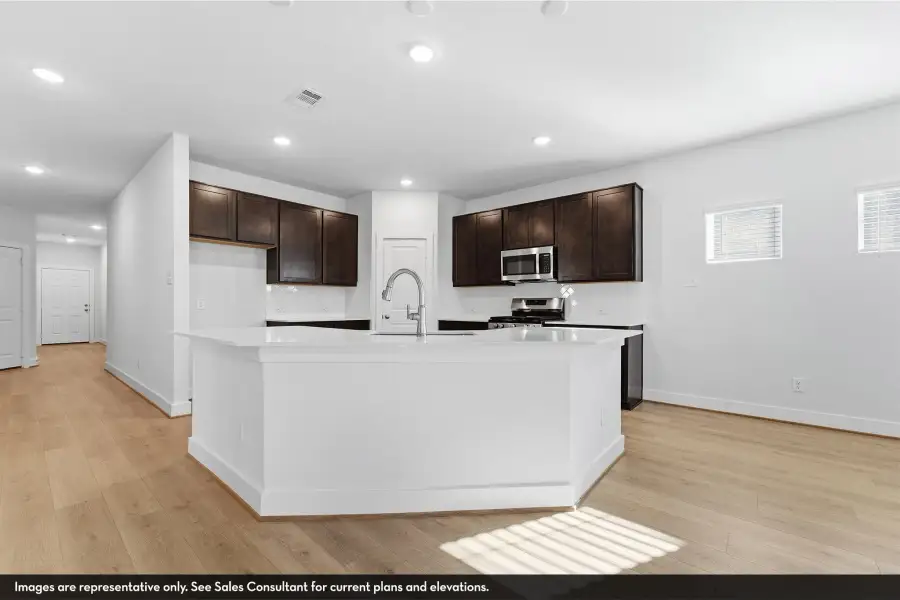 Representative furnished interior of a home built from the Aquila by CastleRock Communities in Chasin Heights, Converse (Image 5).