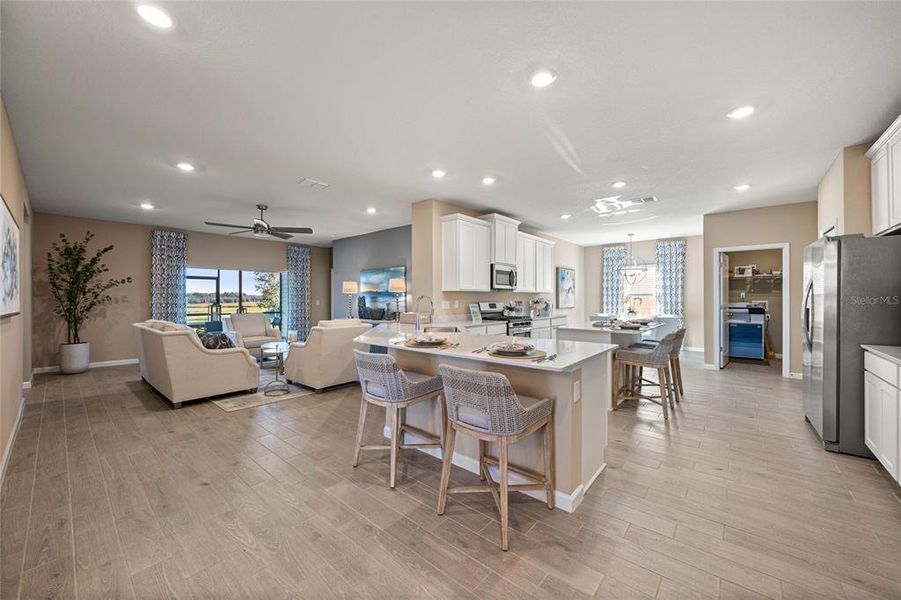 Furnished interior view inside a new home in Trailhead Landing, Alachua (Image 21).
