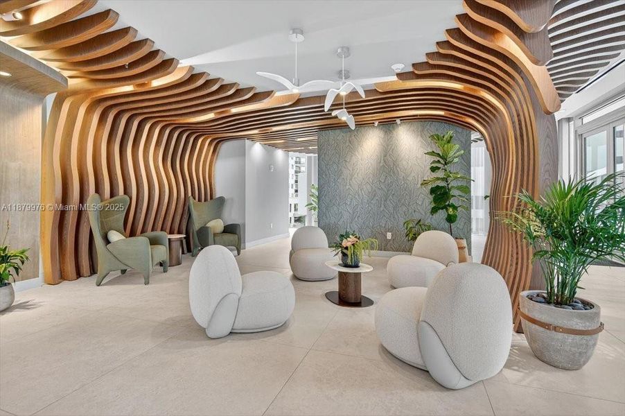 Furnished interior view inside a new home in , Miami (Image 13).