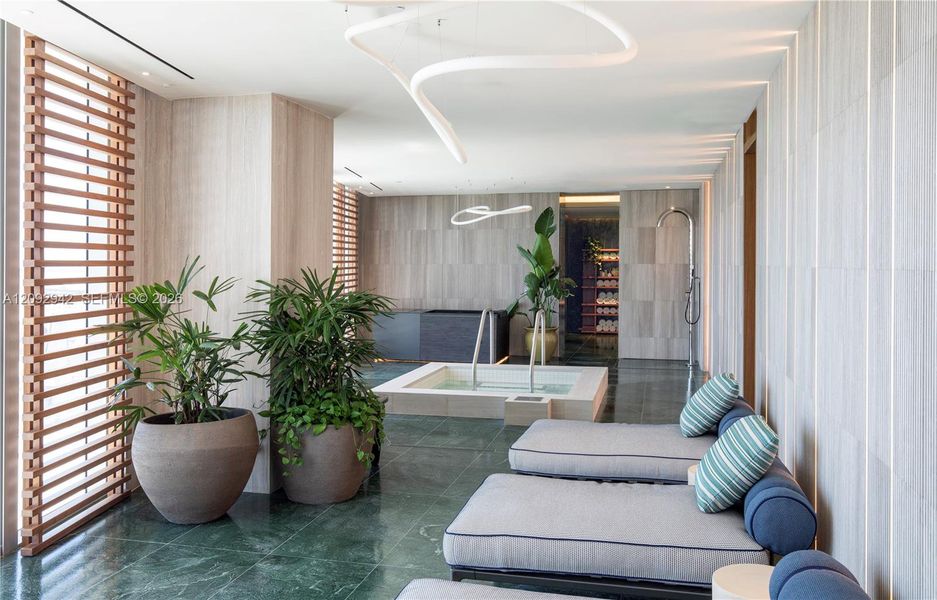 Furnished interior view inside a new home in , Miami (Image 25).