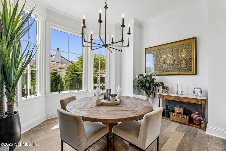 Furnished interior view inside a new home in , Jacksonville (Image 12).