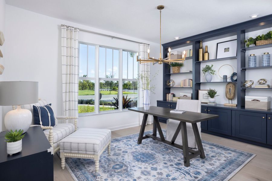 Representative furnished interior of a home built from the Rowan by Mattamy Homes in Tradition, Port St. Lucie (Image 11).