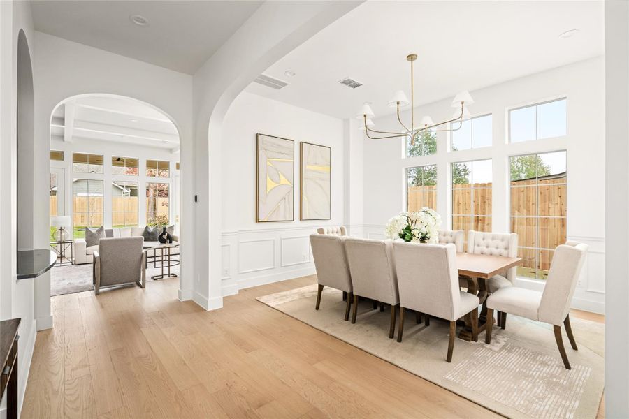 Furnished interior view inside a new home in , Houston (Image 28).
