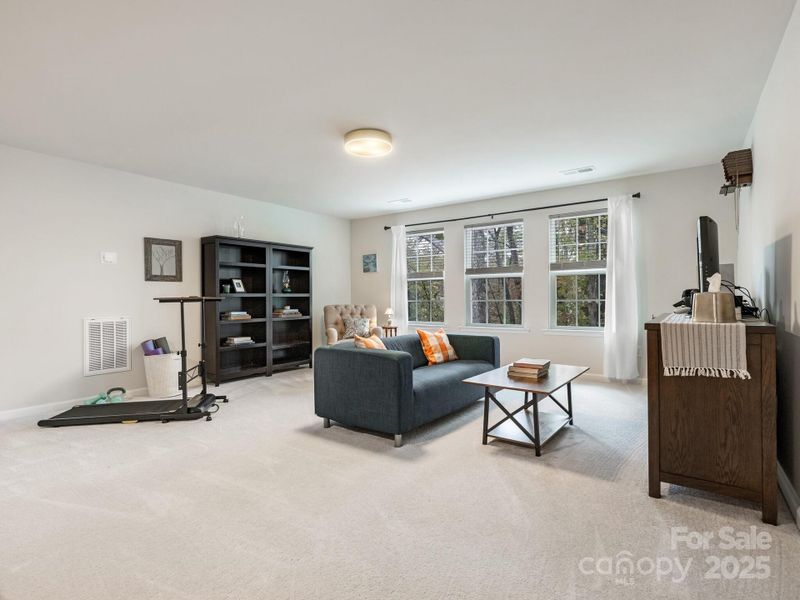 Furnished interior view inside a new home in Estates at Arlington Woods, Mint Hill (Image 12).