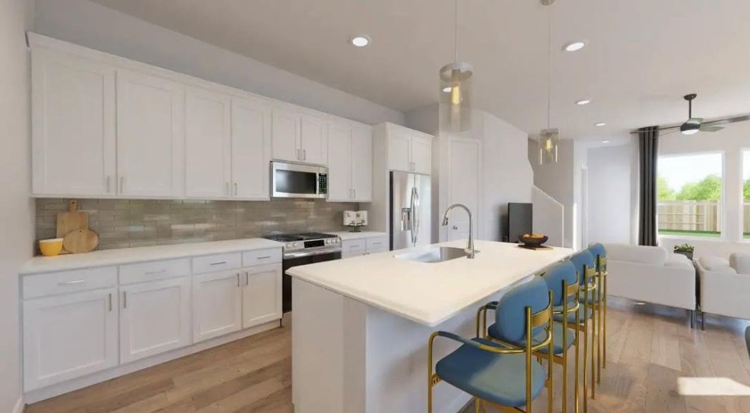 The Aria Grace- rendered photo, home is under construction