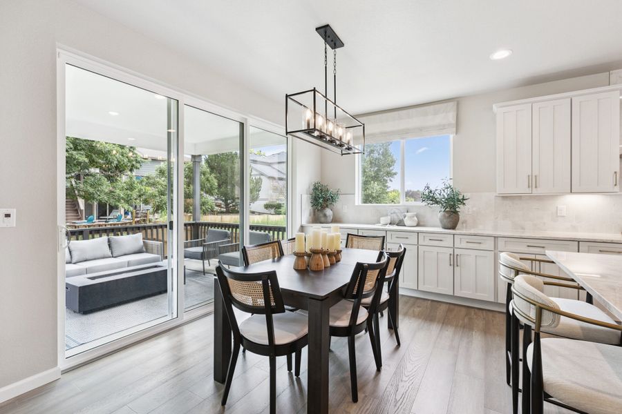 Representative furnished interior of a home built from the Silverton by Landsea Homes in Highlands Preserve, Mead (Image 38).