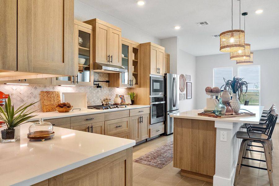 Furnished interior view inside a new home in Sweetwater, Austin (Image 19).