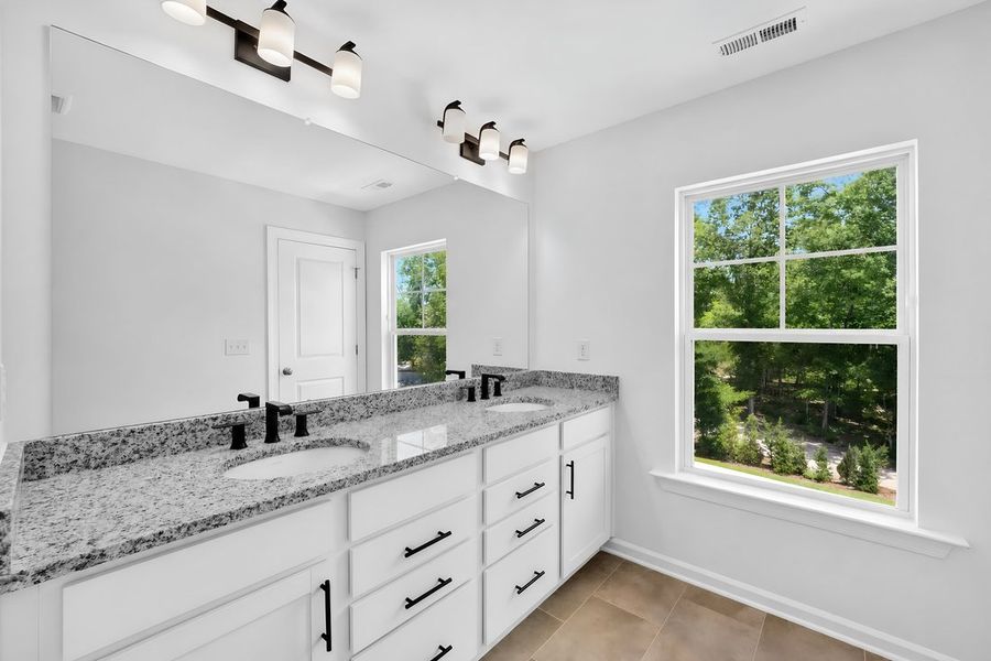 Furnished interior view inside a new home in Silverstone, Knightdale (Image 12).