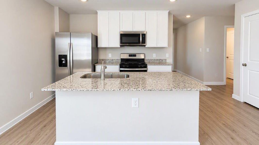 Furnished interior view inside a new home in Kokomo, Rockport (Image 3).