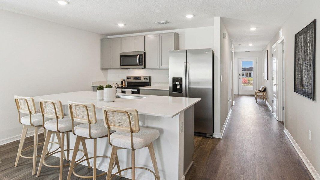 Furnished interior view inside a new home in Leoma's Landing, Lake Wales (Image 13). Furnished interior view inside a new home in Leoma's Landing, Lake Wales (Image 13).
