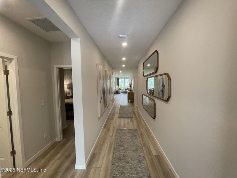Furnished interior view inside a new home in The Magnolia Series at Reserve East, Flagler Beach (Image 5). Furnished interior view inside a new home in The Magnolia Series at Reserve East, Flagler Beach (Image 5).