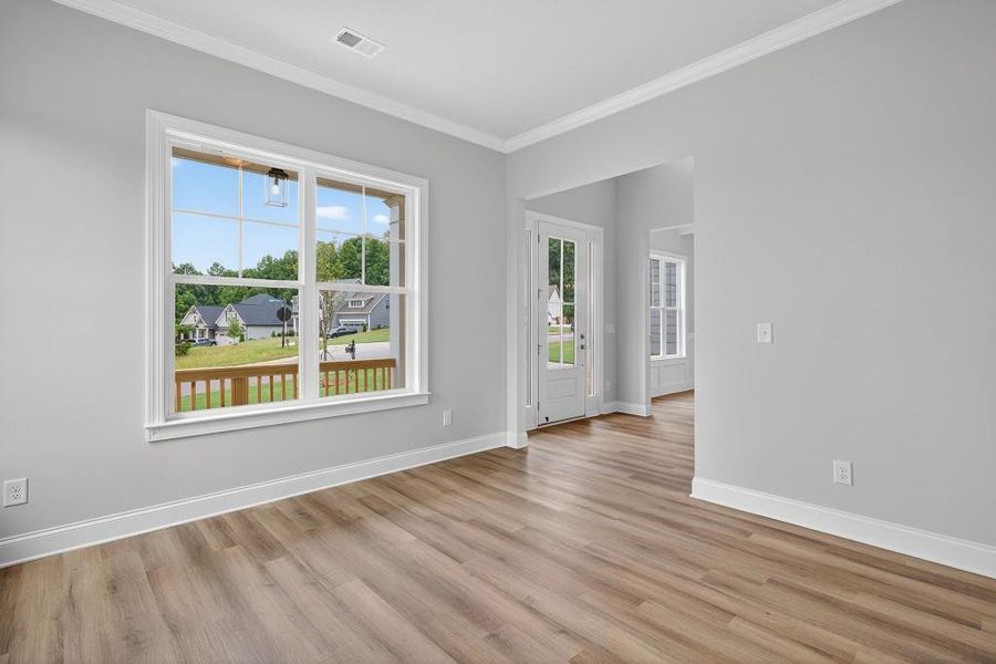 Spacious, unfurnished interior of a new home in Traditions Of Braselton, Jefferson (Image 57). Spacious, unfurnished interior of a new home in Traditions Of Braselton, Jefferson (Image 57).
