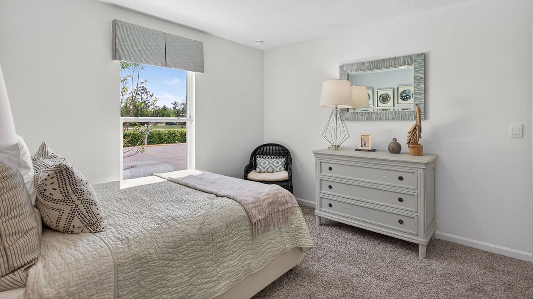 Representative furnished interior of a home built from the Berkeley by D.R. Horton in Grand Reserve, Bunnell (Image 27).