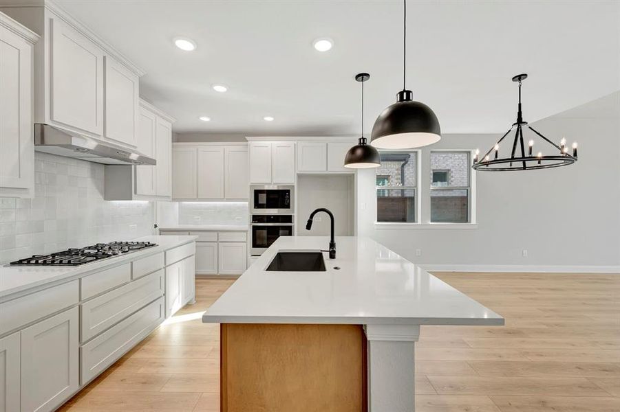 Furnished interior view inside a new home in Solterra - Garden Series, Mesquite (Image 27).