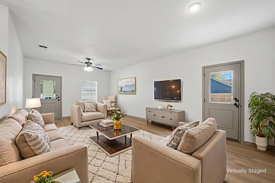 Furnished interior view inside a new home in , Covington (Image 5). Furnished interior view inside a new home in , Covington (Image 5).