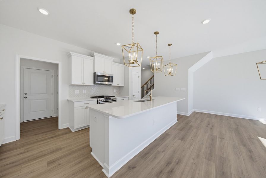 Furnished interior view inside a new home in Sweetbrier, Durham (Image 7).