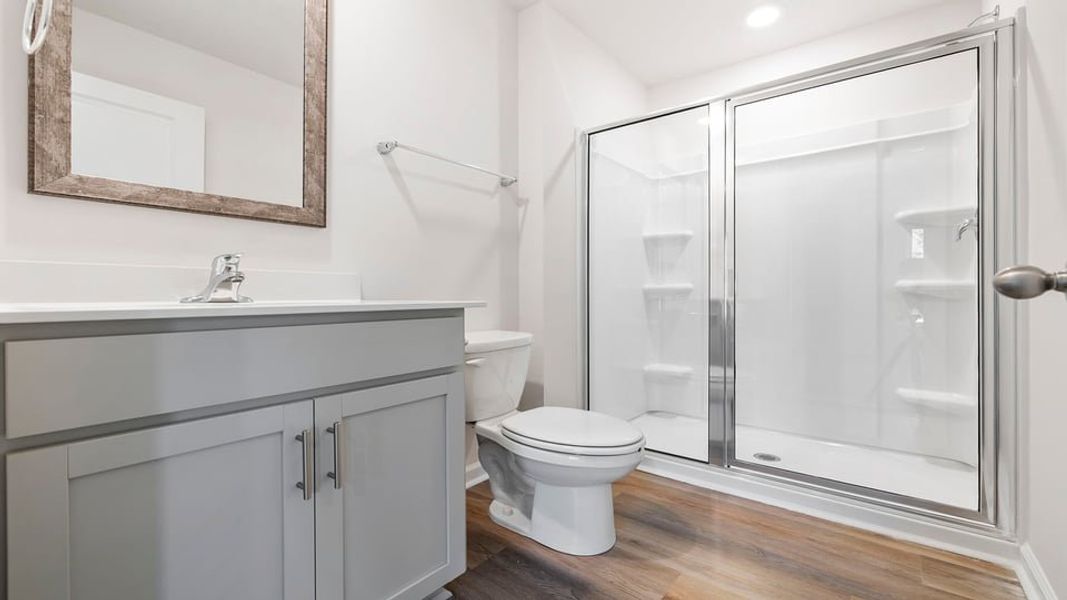 Furnished interior view inside a new home in Cloverdale Hills, Piedmont (Image 10).