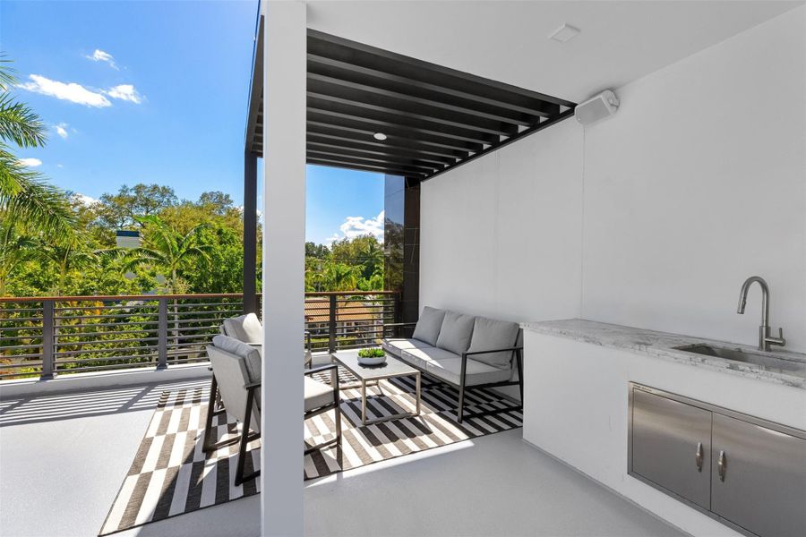 Front exterior of a new home in , Fort Lauderdale, FL, highlighting curb appeal (Image 19). Front exterior of a new home in , Fort Lauderdale, FL, highlighting curb appeal (Image 19).