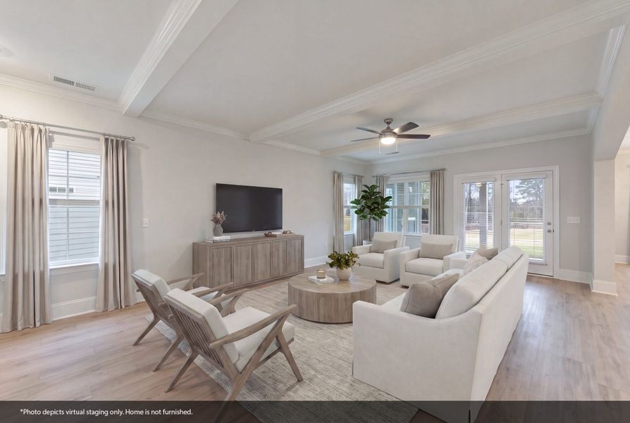Furnished interior view inside a new home in Taylor Oaks, Greenville (Image 8).