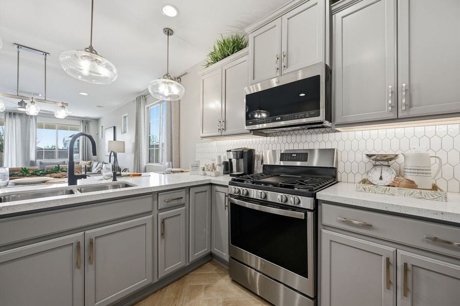 Representative furnished interior of a home built from the Harlow by Taylor Morrison in La Mira Discovery Collection, Mesa (Image 10).