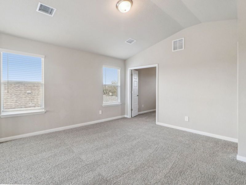 Second floor landing in the Medina floorplan at a Meritage Homes community. Second floor landing in the Medina floorplan at a Meritage Homes community.