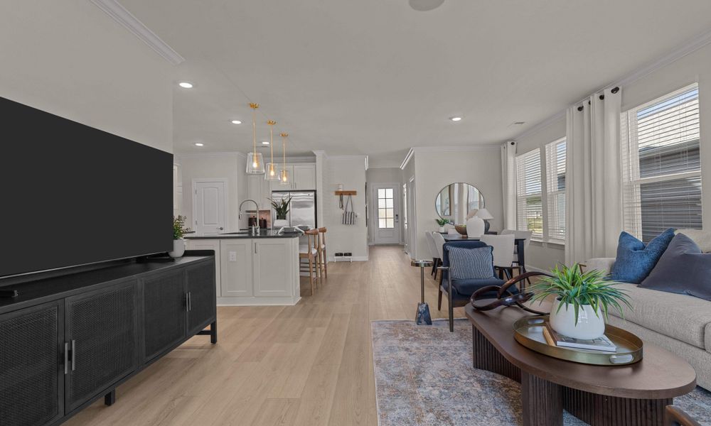 Representative furnished interior of a home built from the The Hibiscus by Chesapeake Homes in Traditions at Carolina Forest, Myrtle Beach (Image 27).