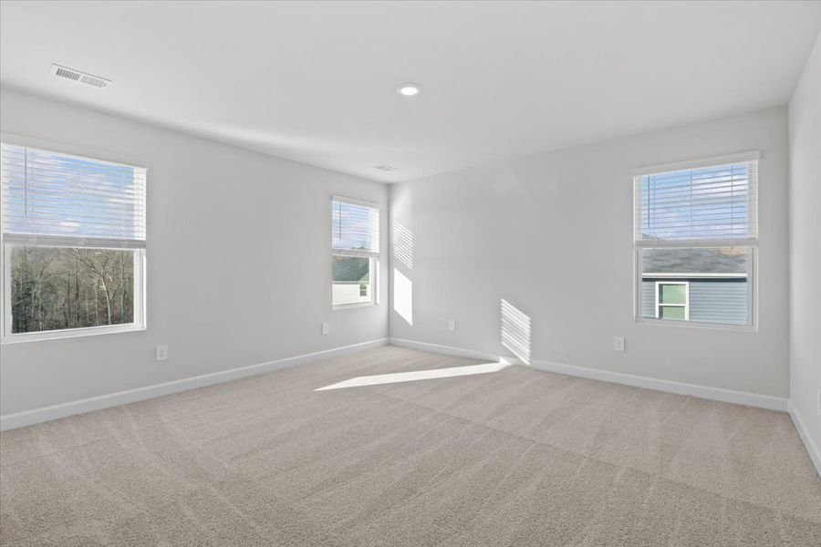 Spacious, unfurnished interior of a new home in Creek Ridge - Heritage Collection, Spartanburg (Image 15). Spacious, unfurnished interior of a new home in Creek Ridge - Heritage Collection, Spartanburg (Image 15).