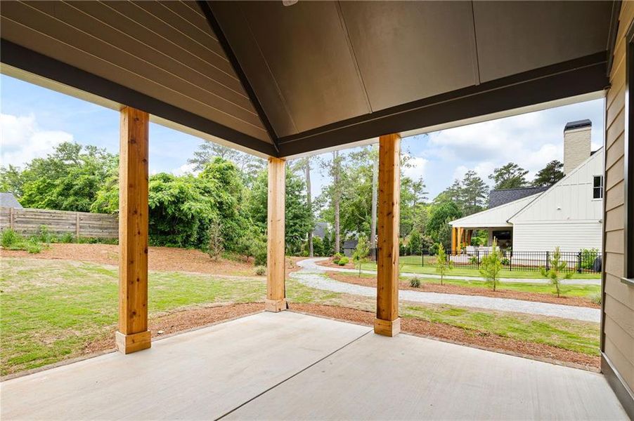 Exterior details and patio area of a home in , Carrollton (Image 38).