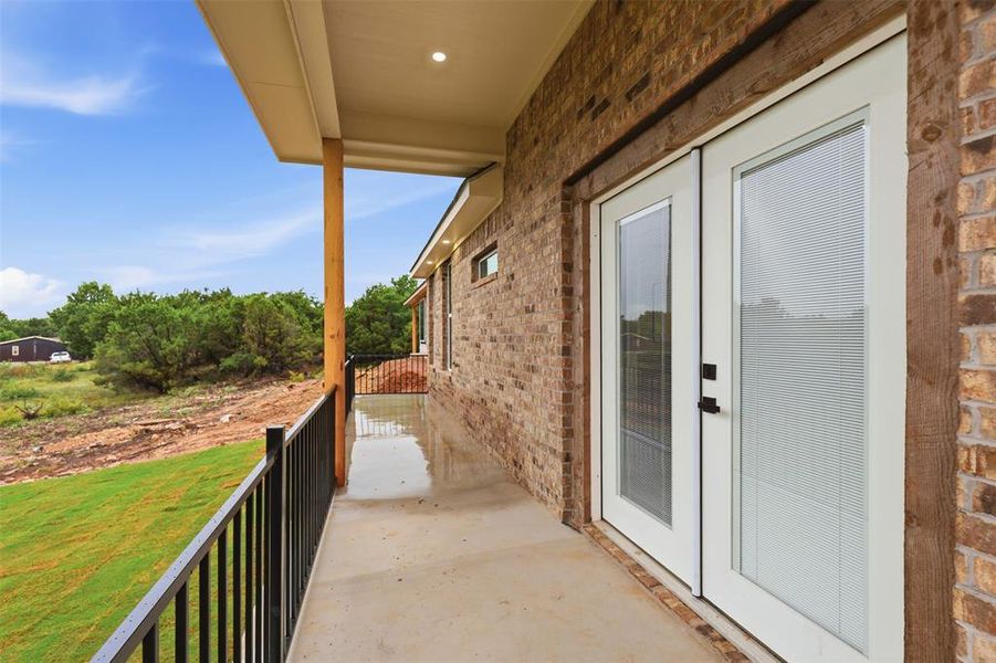 Exterior details and patio area of a home in , Granbury (Image 21). Exterior details and patio area of a home in , Granbury (Image 21).