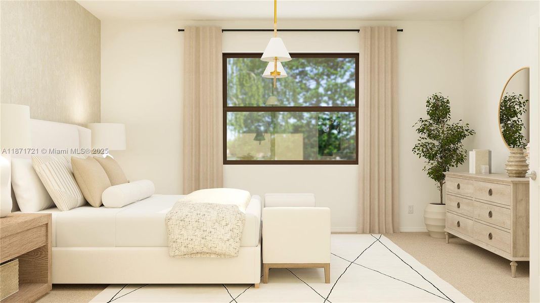 Furnished interior view inside a new home in Arbor Estates, Miami (Image 7).