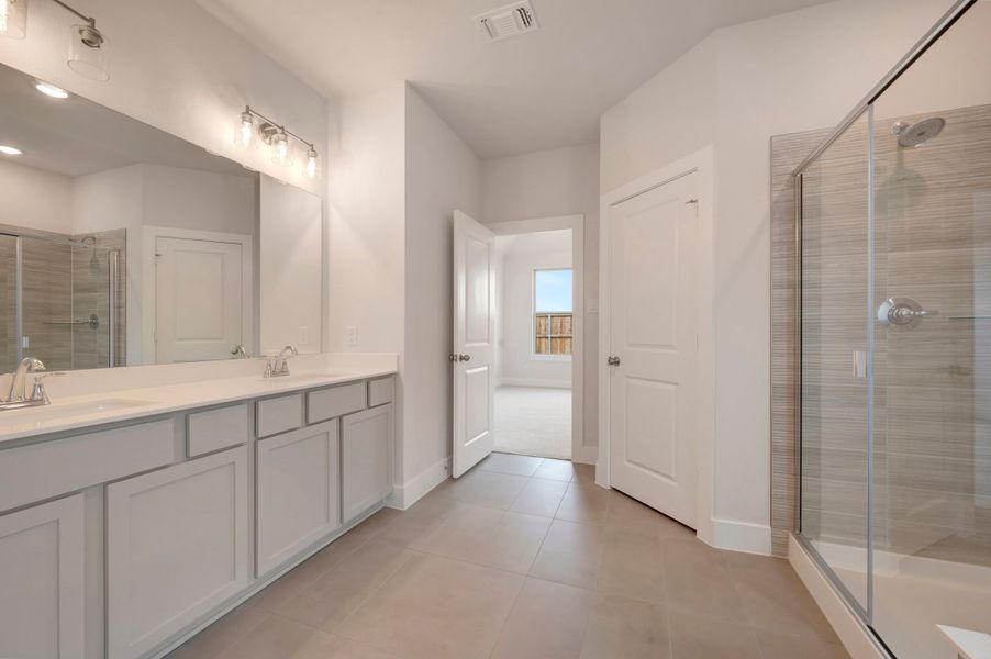 Furnished interior view inside a new home in The Meadows, Denton (Image 12).