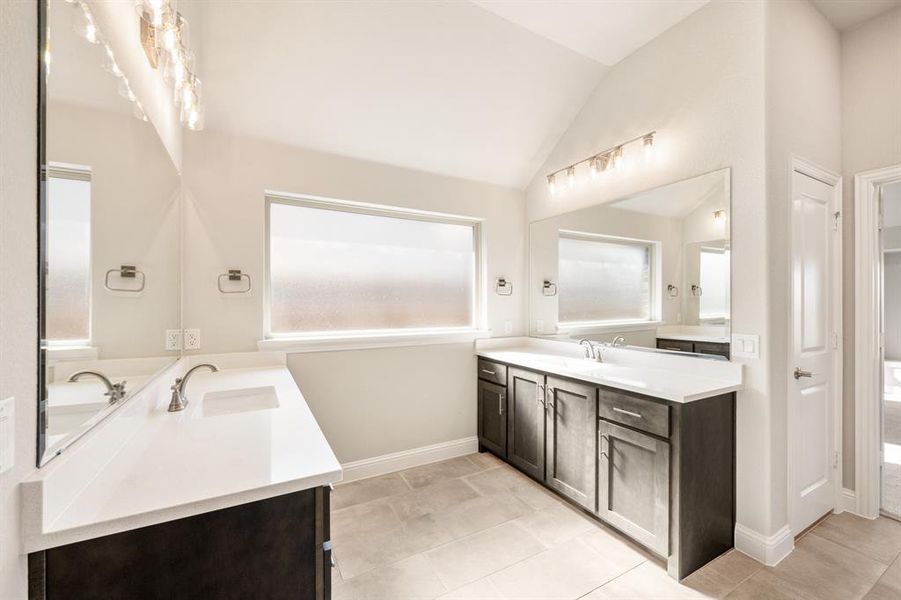 Furnished interior view inside a new home in Parks at Panchasarp Farms 55-60, Burleson (Image 15).